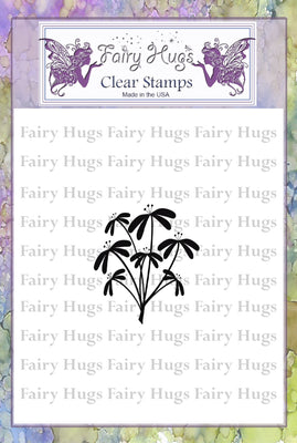Fairy Hugs Stamps - Whimsical Flower Cluster