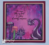 Fairy Hugs - Fairy-Scapes - 6" x 6" - Purple Paradise