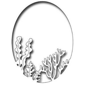 Frantic Stamper - Dies - Coral & Seaweed Oval