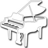 Frantic Stamper - Dies - Baby Grand Piano