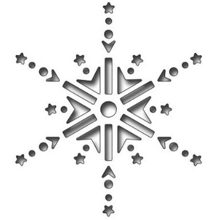 Frantic Stamper - Dies - Reverse Cut Jeweled Snowflake