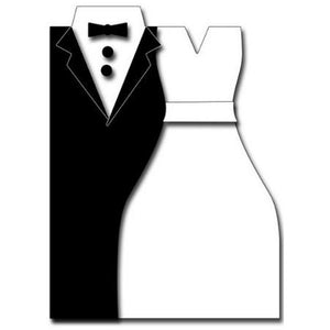 Frantic Stamper - Dies - Bridal Couple Card Builder