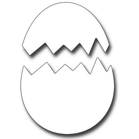 Frantic Stamper - Dies - Cracked Egg