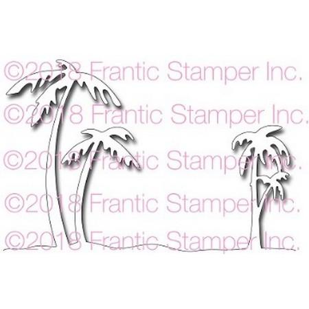 Frantic Stamper Precision Die - Palm Tree Edger