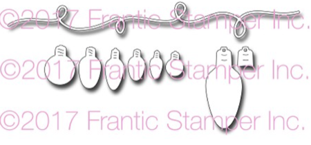 Frantic Stamper Precision Die - String Of Lights