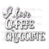 Frantic Stamper - Dies - I love Chocolate and Coffee