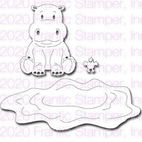 Frantic Stamper - Dies - Cute Hippo