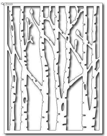 Frantic Stamper - Dies - Vertical Birch Trees