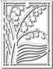 Frantic Stamper - Dies - Lily of The Valley Card Panel
