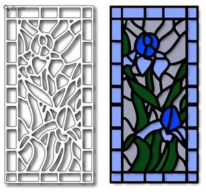 Frantic Stamper - Dies - Iris Stained Glass