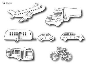 Frantic Stamper - Dies - Transportation Icons