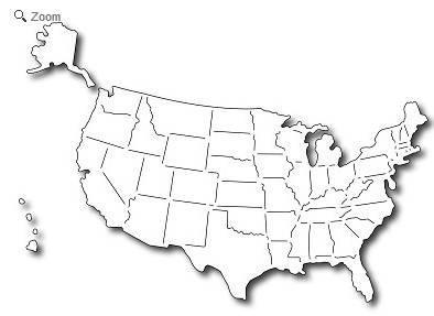 Frantic Stamper - Dies - USA Map