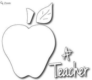 Frantic Stamper - Dies - Teacher's Apple