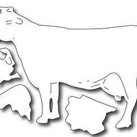Frantic Stamper - Dies - Barnyard Cow