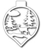Frantic Stamper - Dies - Deer In Woods Ornament