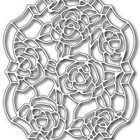 Frantic Stamper - Dies - Roses Stained Glass