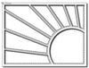 Frantic Stamper - Dies - Corner Sun Rays Quilt Panel