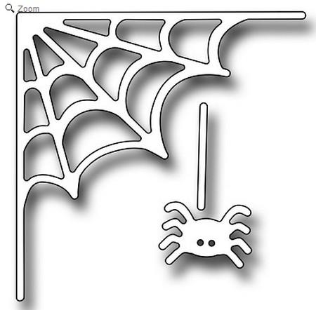 Frantic Stamper - Dies - Spiderweb Corner & Spider