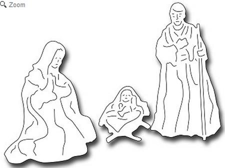 Frantic Stamper - Dies - Jesus, Mary, and Joseph