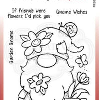 Woodware Craft Collection - Clear Stamps - Garden Gnome
