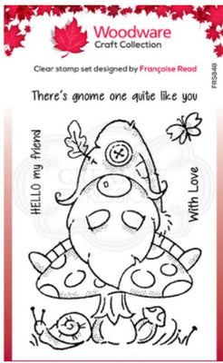 Woodware Craft Collection - Clear Stamps - Forest Gnome