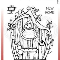 Woodware Craft Collection - Clear Stamps - Fairy Door