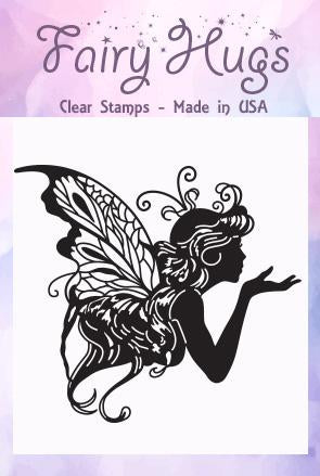 Fairy Hugs Stamps - Kissing Fairy