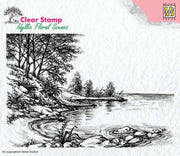 Nellie's Choice - Clear Stamp - Idyllic Water's Edge