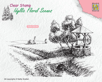 Nellie's Choice - Clear Stamp - Idyllic Well