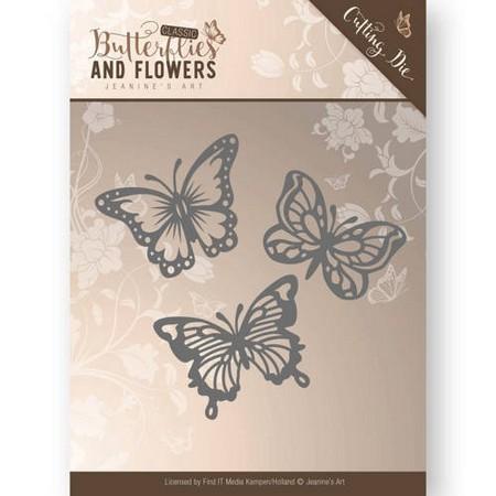 Jeanine's Art - Dies - Classic Butterflies & Flowers - Butterflies