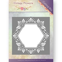 Jeanine's Art - Dies - Vintage Flowers - Floral Hexagon