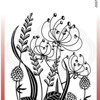 Woodware Craft Collection - Clear Stamps - Wild Meadow