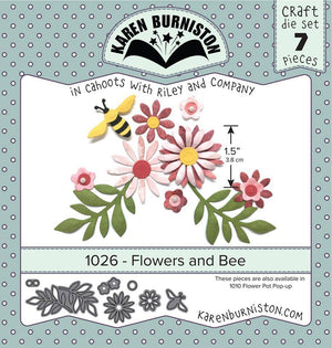 Karen Burniston - Dies - Flowers & Bee