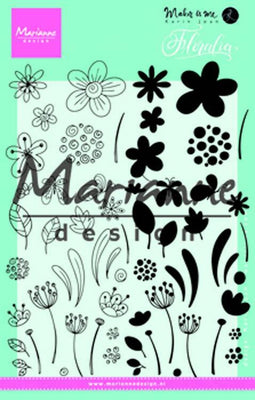 Marianne Design - Clear Stamps - Floralia