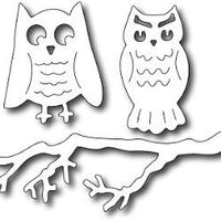 Frantic Stamper - Dies - Spooky Owls & Branch
