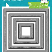 Lawn Fawn - Stitched Square Frames Dies