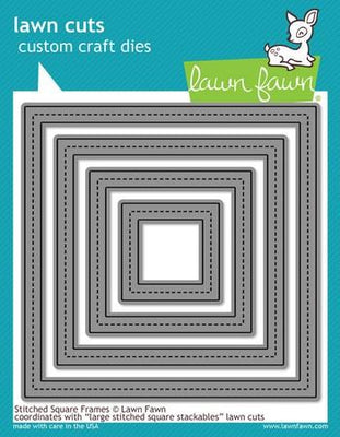 Lawn Fawn - Stitched Square Frames Dies