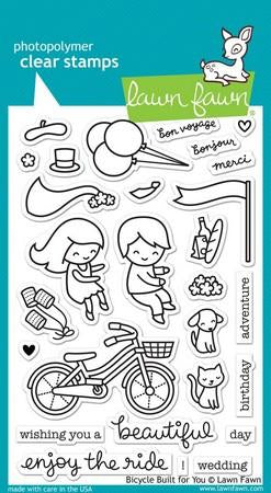 Lawn Fawn - Bicycle Built For You Stamps