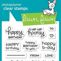 Lawn Fawn - Tiny Tag Sayings: Birthday