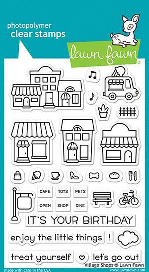 Lawn Fawn - Village Shops Stamps