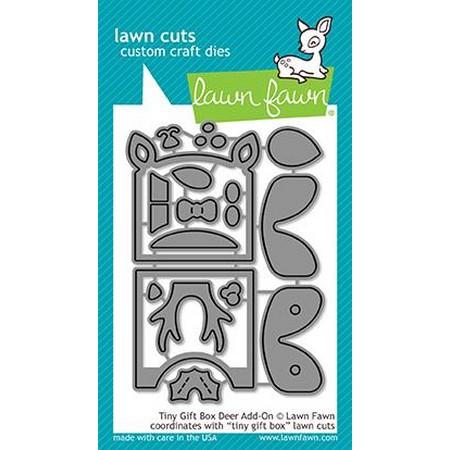 Lawn Fawn - Tiny Gift Box Deer Add-On Dies