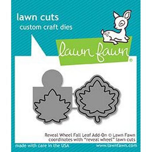 Lawn Fawn - Reveal Wheel Fall Leaf Add-On Dies