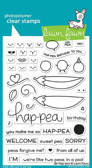 Lawn Fawn - Be Ha-pea Stamps