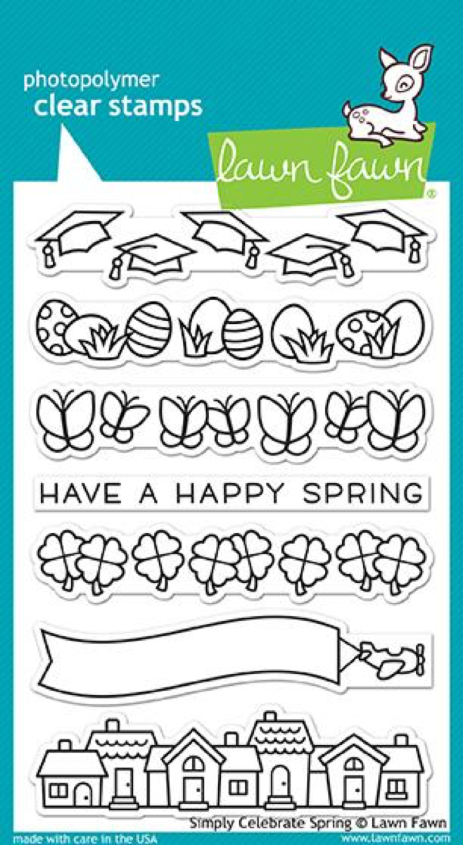 Lawn Fawn - Simply Celebrate Spring Stamps