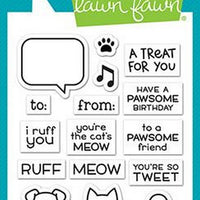 Lawn Fawn - Say What? Stamps