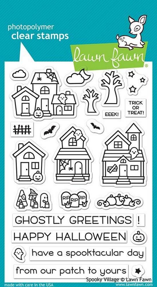 Lawn Fawn - Spooky Village Stamps