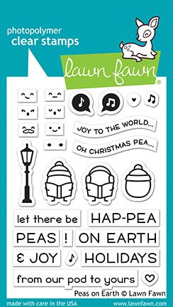 Lawn Fawn - Peas On Earth Stamps