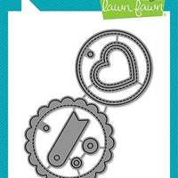 Lawn Fawn - Scalloped Circle Gift Tag Dies