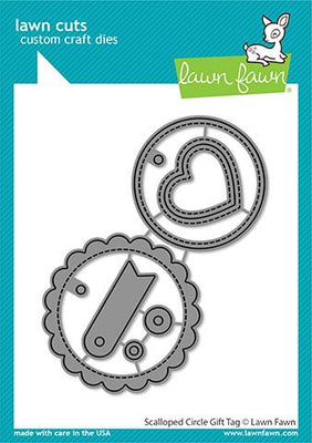 Lawn Fawn - Scalloped Circle Gift Tag Dies