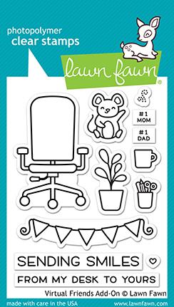 Lawn Fawn - Virtual Friends Add-On Stamps